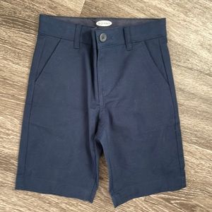 Old Navy Boys Navy Blue Uniform shorts size 7 Slim